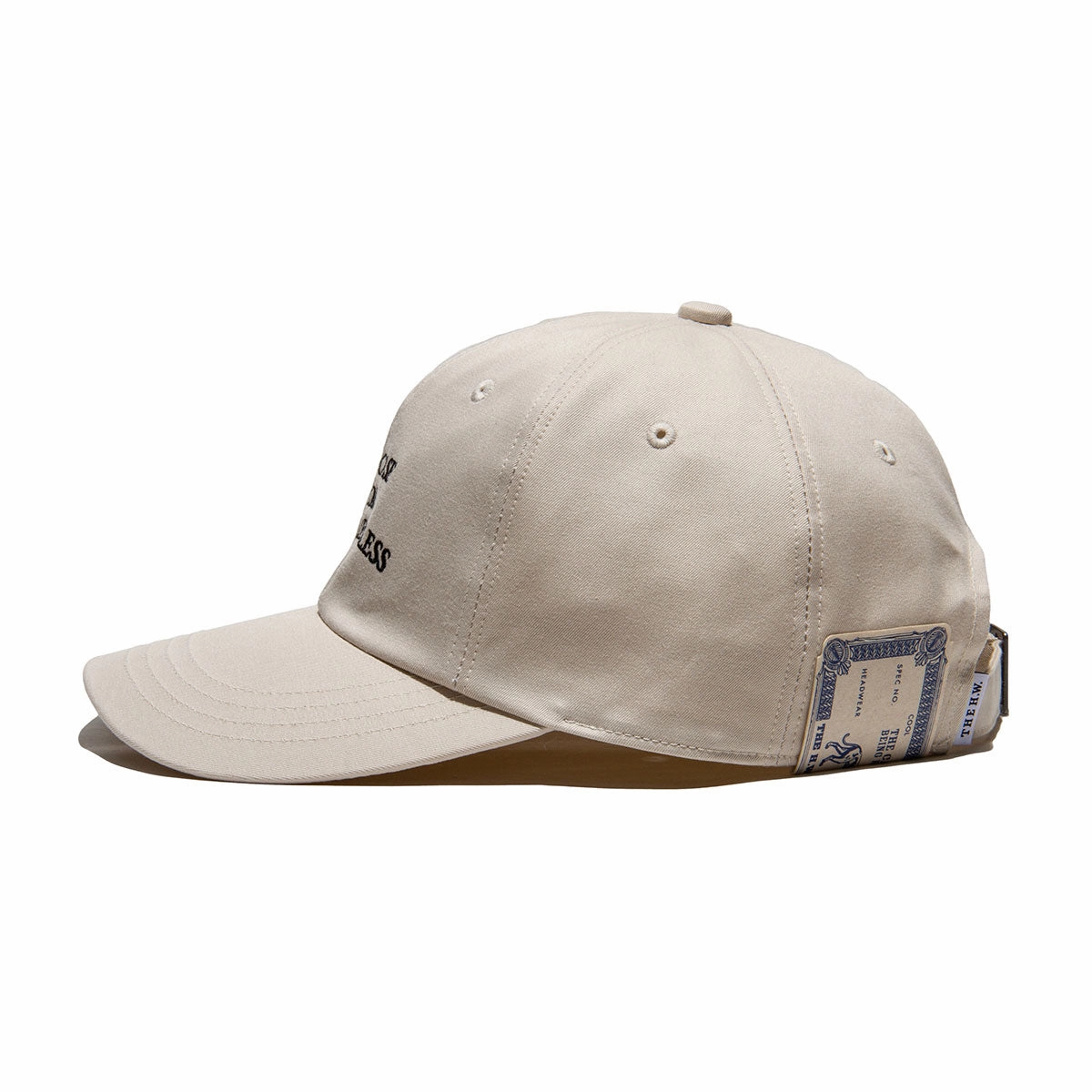 DISTORTION WASH UNION CAP - Beige