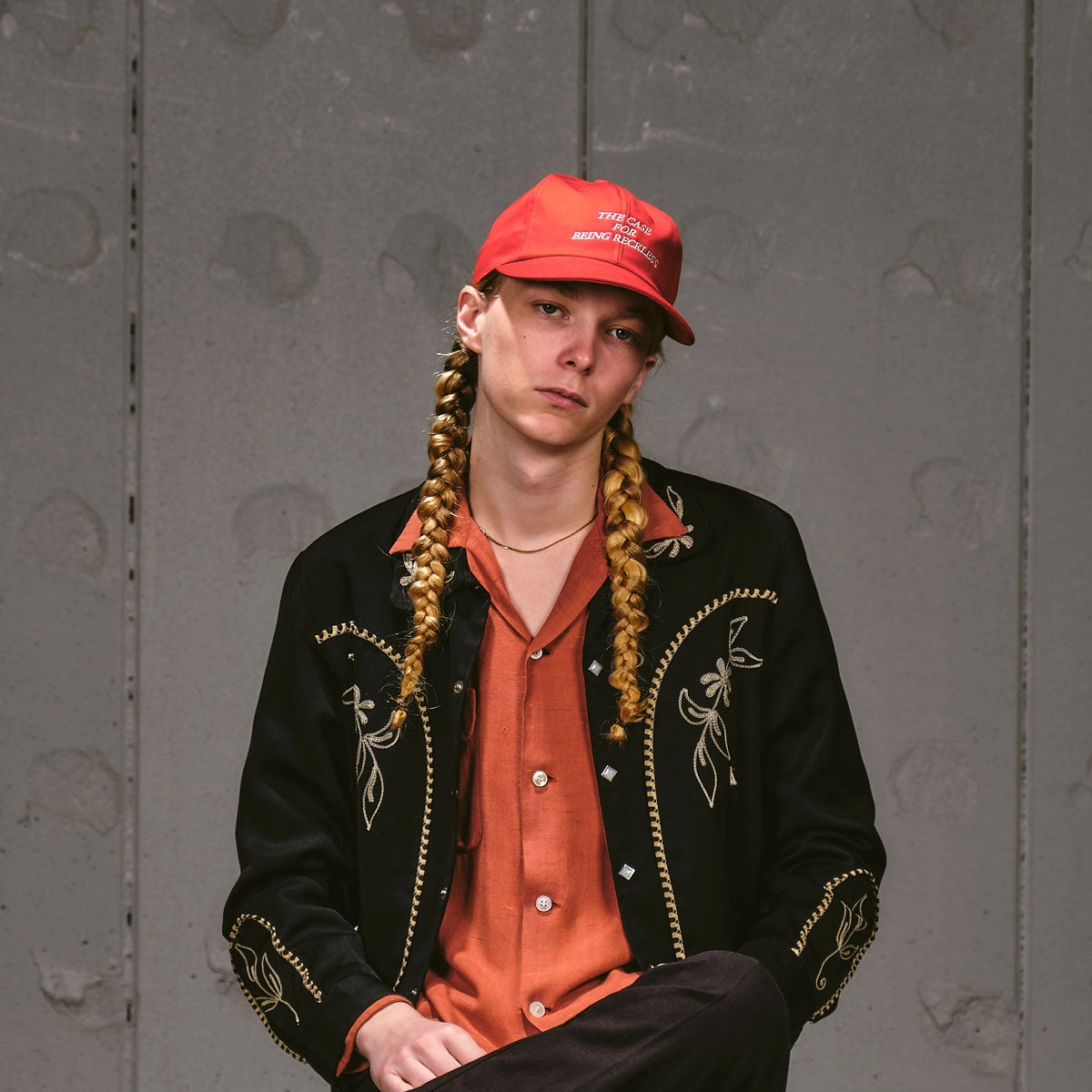 DISTORTION WASH UNION CAP - Beige