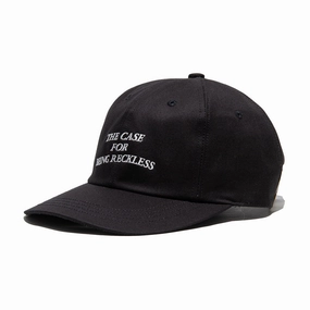 DISTORTION WASH UNION CAP - Black