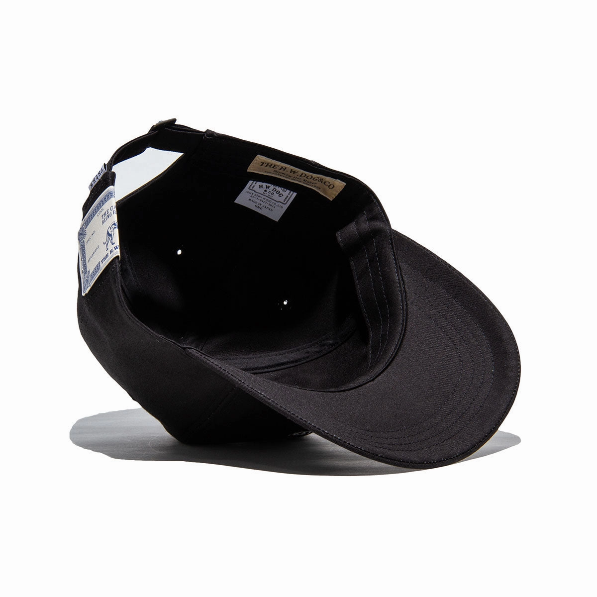DISTORTION WASH UNION CAP - Black