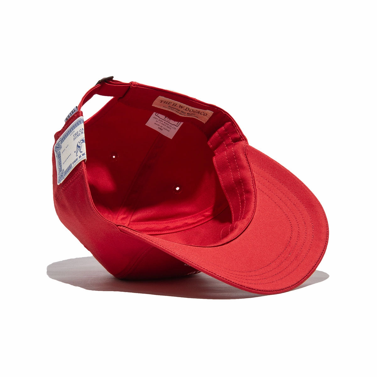 DISTORTION WASH UNION CAP - Red