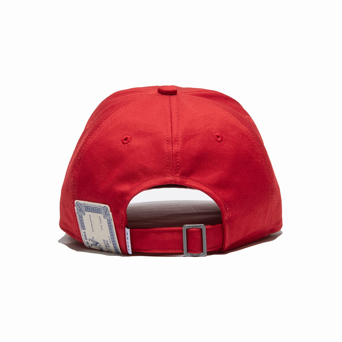 DISTORTION WASH UNION CAP - Red