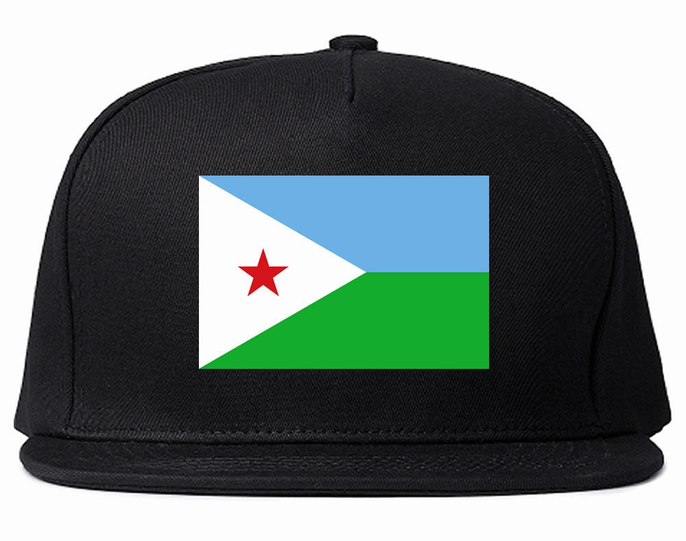 Djibouti Flag Country Printed Snapback Hat Cap