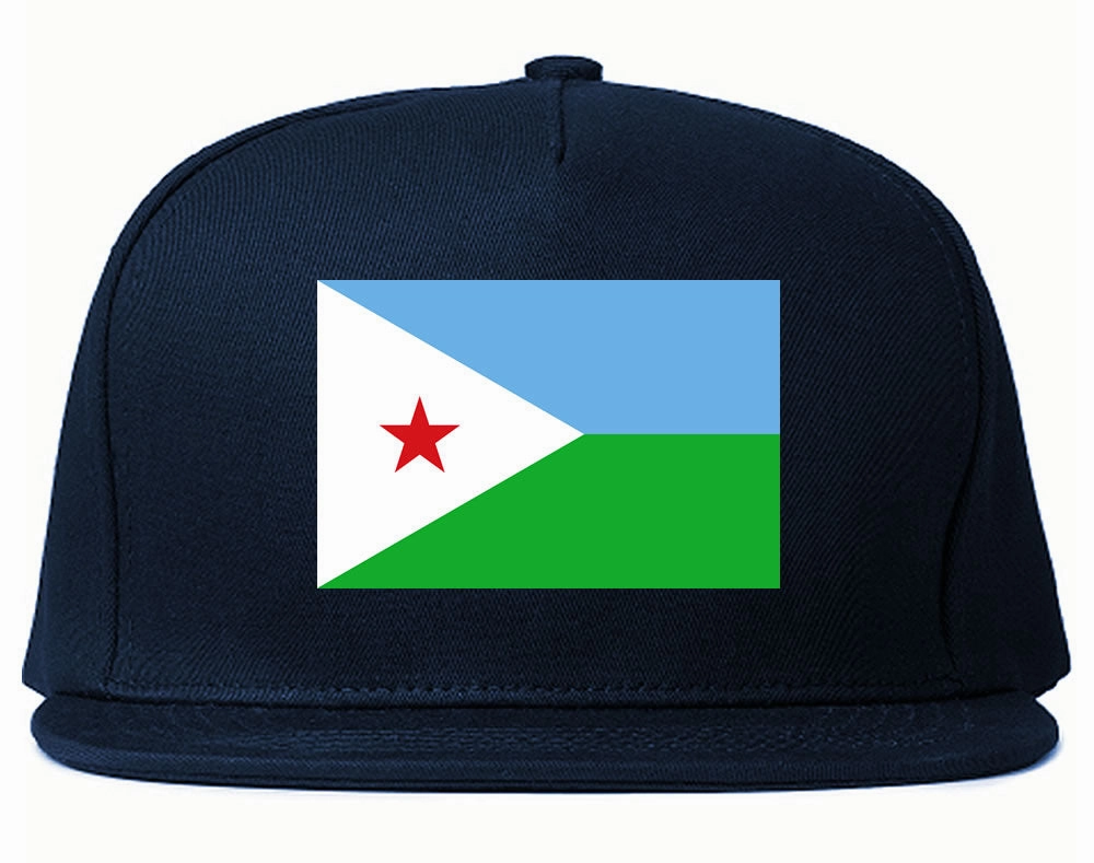 Djibouti Flag Country Printed Snapback Hat Cap