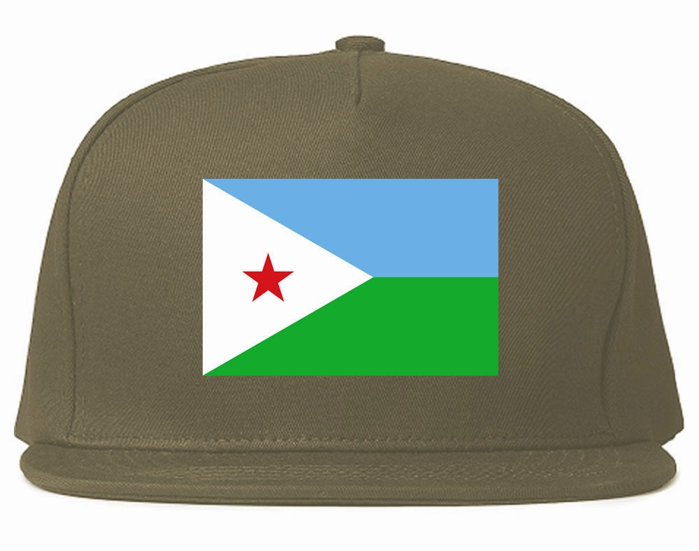 Djibouti Flag Country Printed Snapback Hat Cap