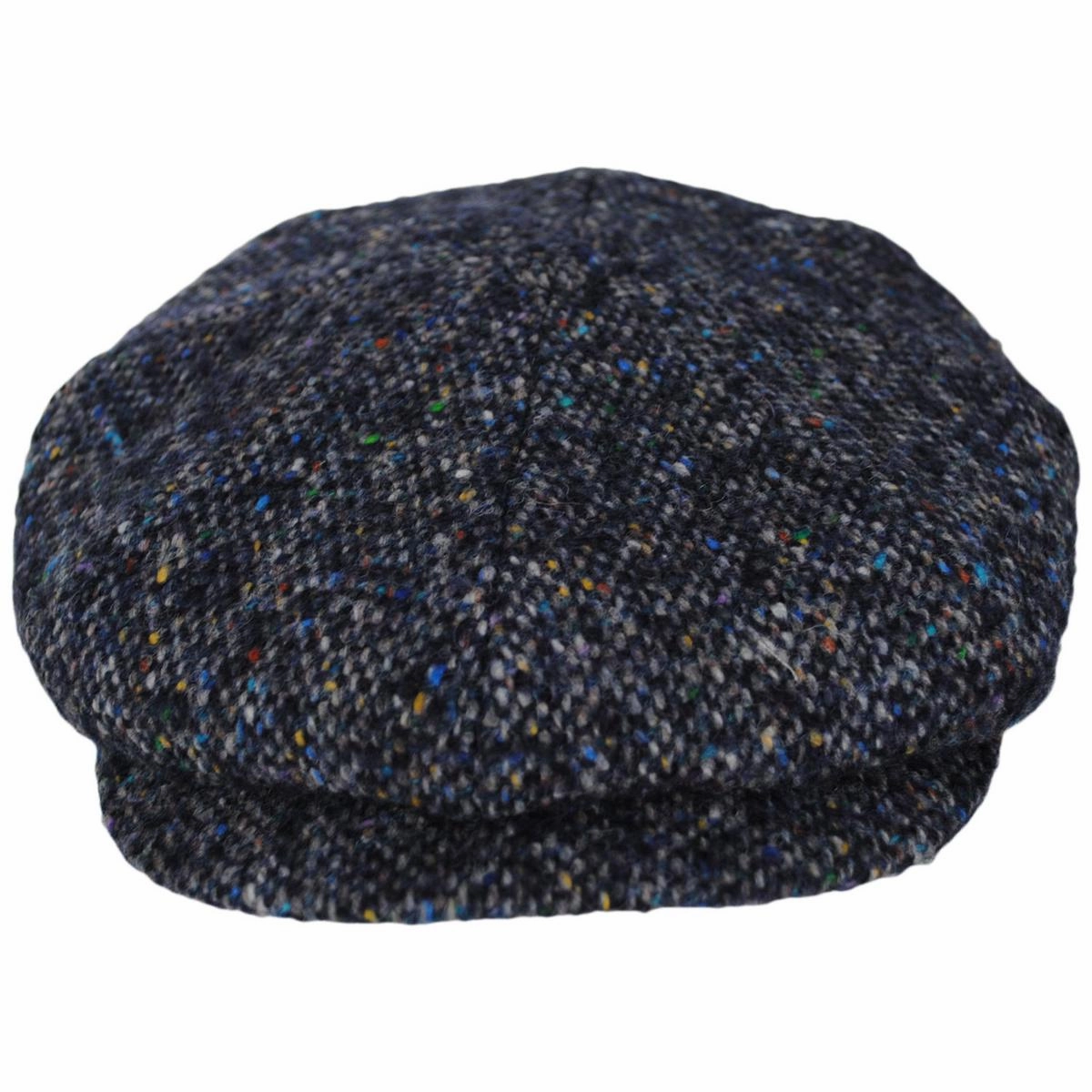 Donegal Marl Tweed Wool Newsboy Cap