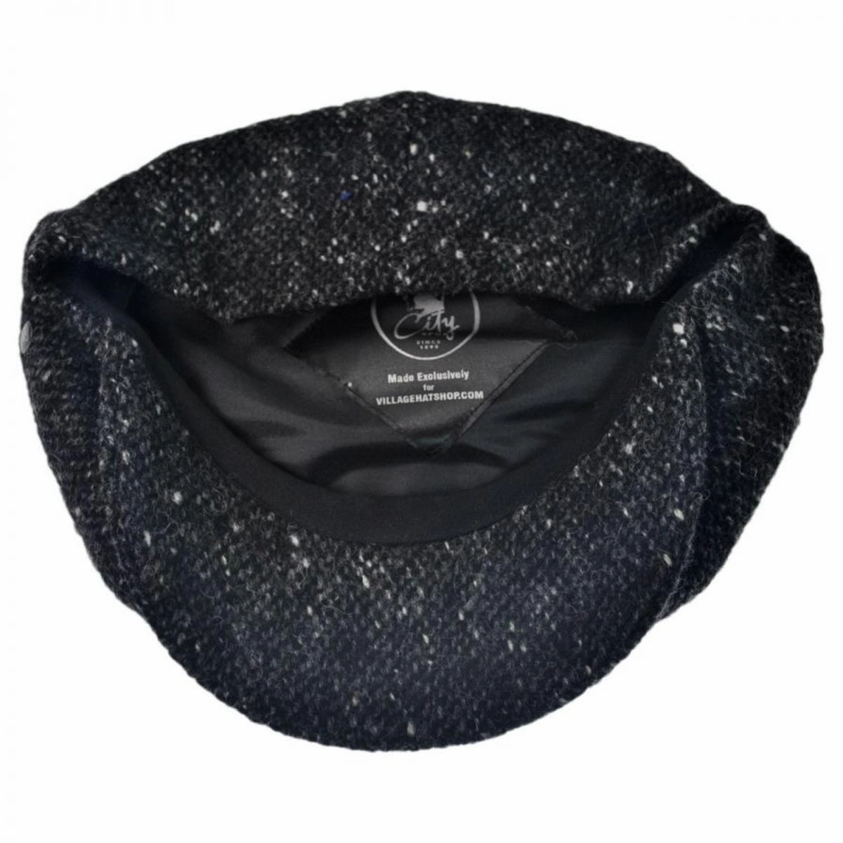 Donegal Marl Tweed Wool Newsboy Cap