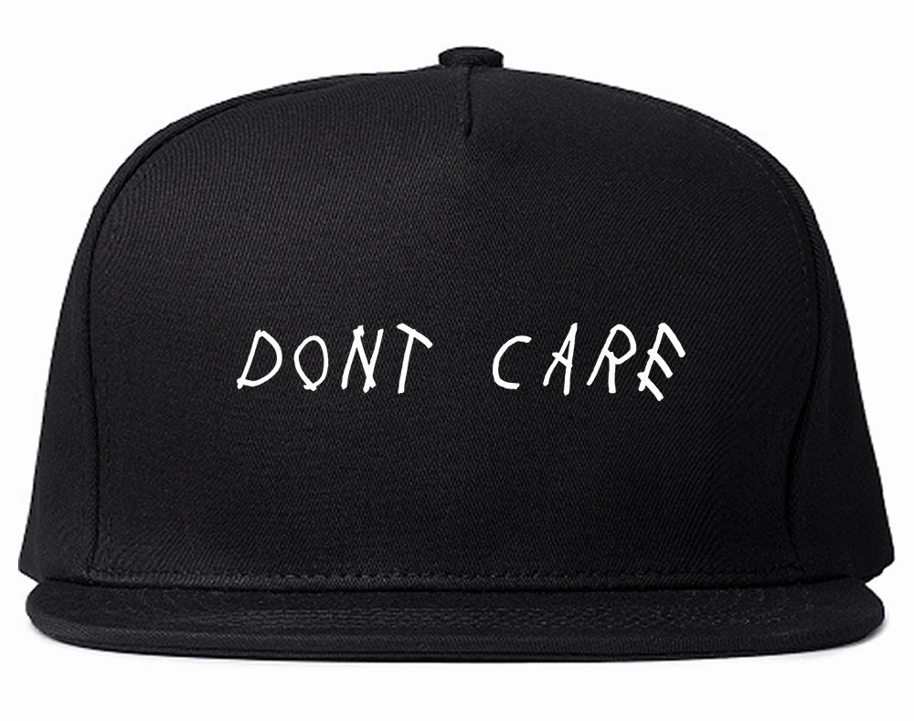 Dont Care Mens Snapback Hat