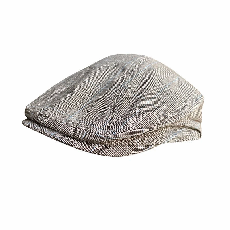 Dormund Tartan Cotton Flat Cap