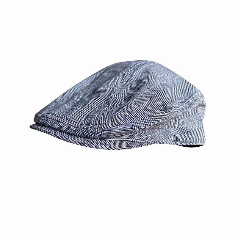 Dormund Tartan Cotton Flat Cap