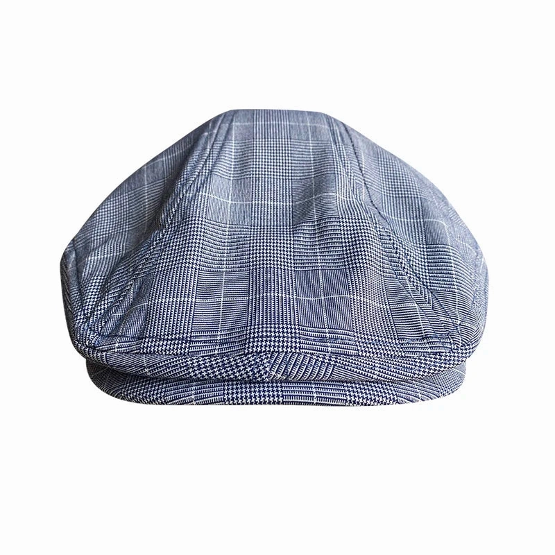 Dormund Tartan Cotton Flat Cap