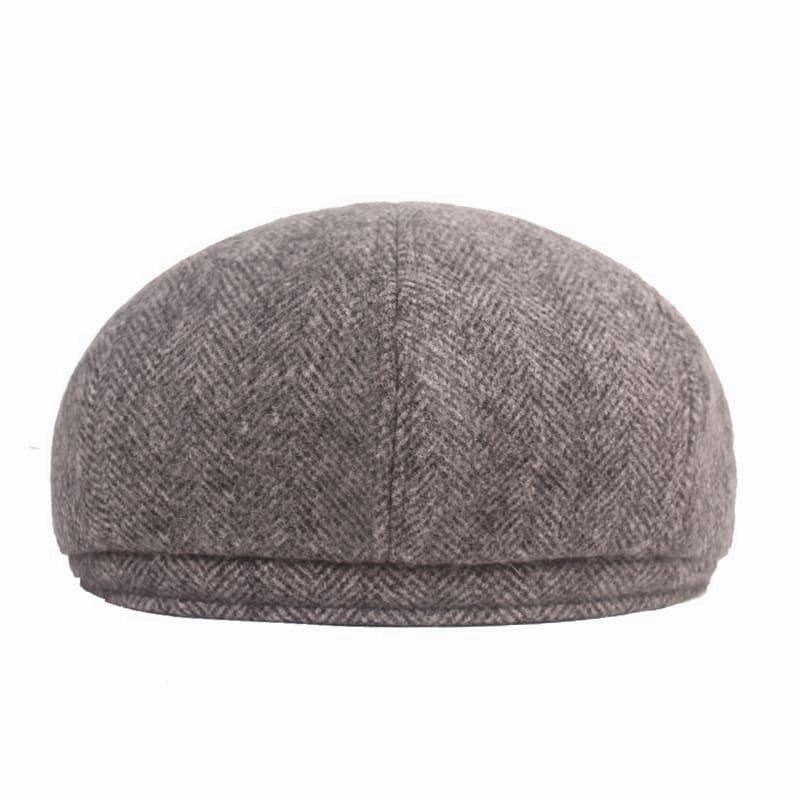 Dover Herringbone Earflaps Newsboy Cap