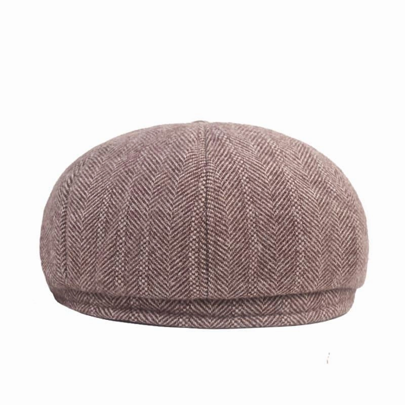 Dover Herringbone Earflaps Newsboy Cap