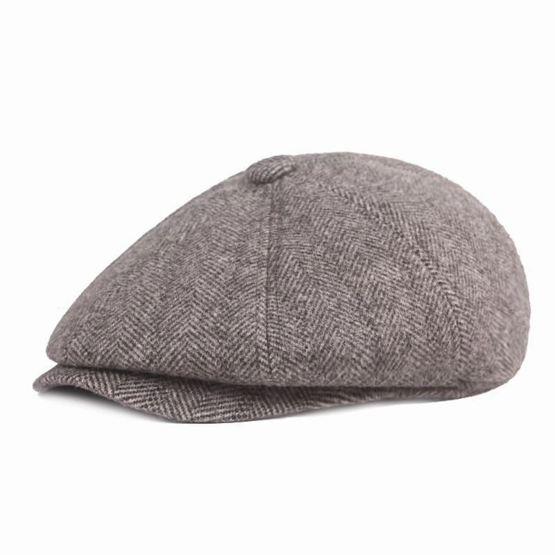 Dover Herringbone Earflaps Newsboy Cap