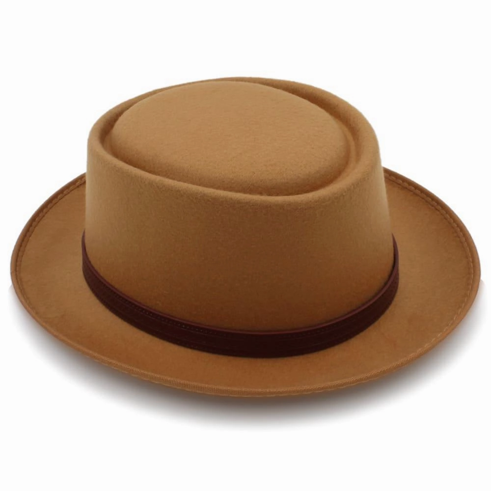 Doyle Plain Wool Porkpie Hat