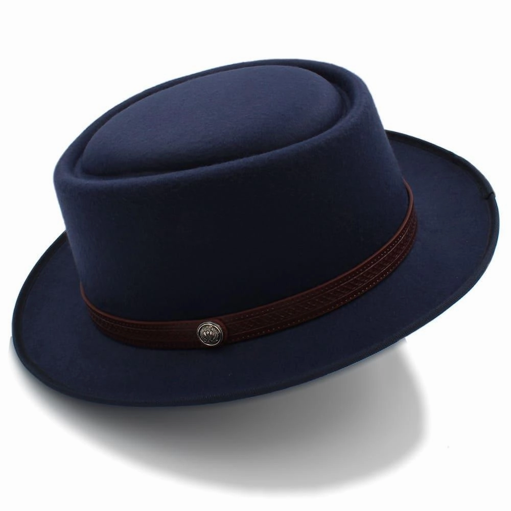 Doyle Plain Wool Porkpie Hat