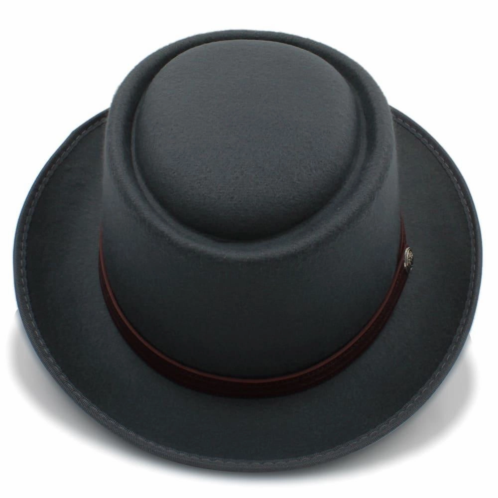 Doyle Plain Wool Porkpie Hat