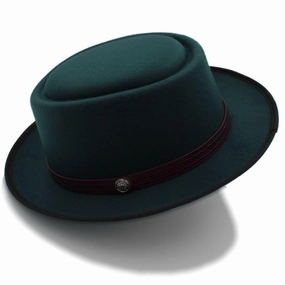 Doyle Plain Wool Porkpie Hat