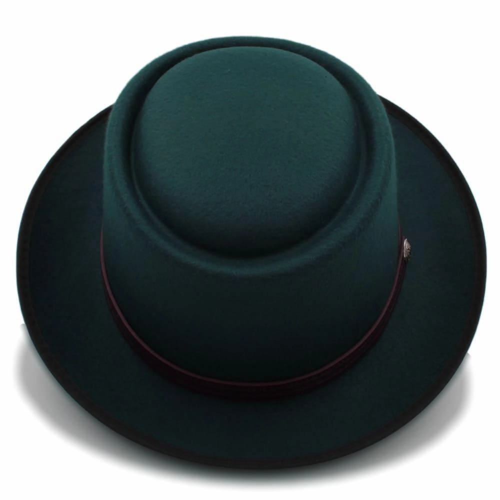 Doyle Plain Wool Porkpie Hat
