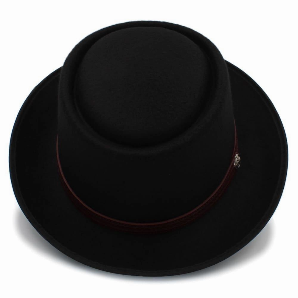 Doyle Plain Wool Porkpie Hat