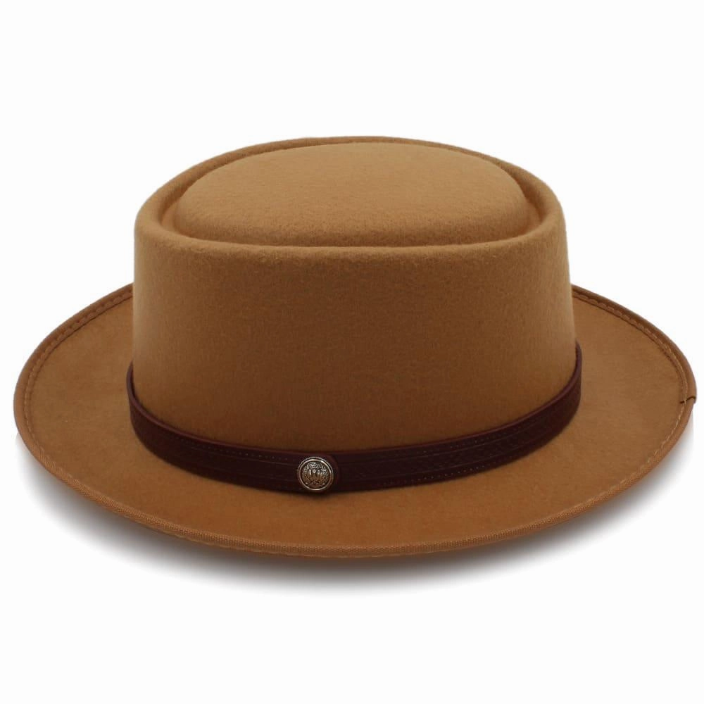 Doyle Plain Wool Porkpie Hat