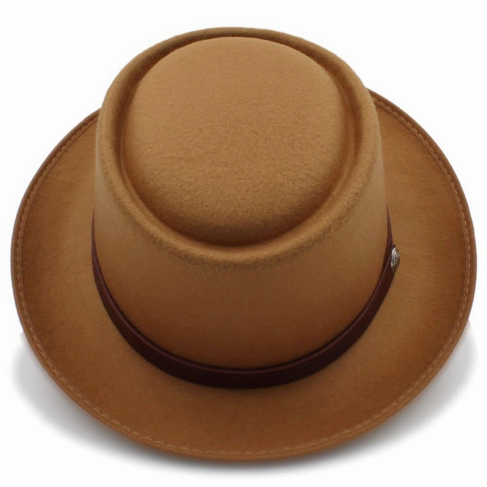 Doyle Plain Wool Porkpie Hat