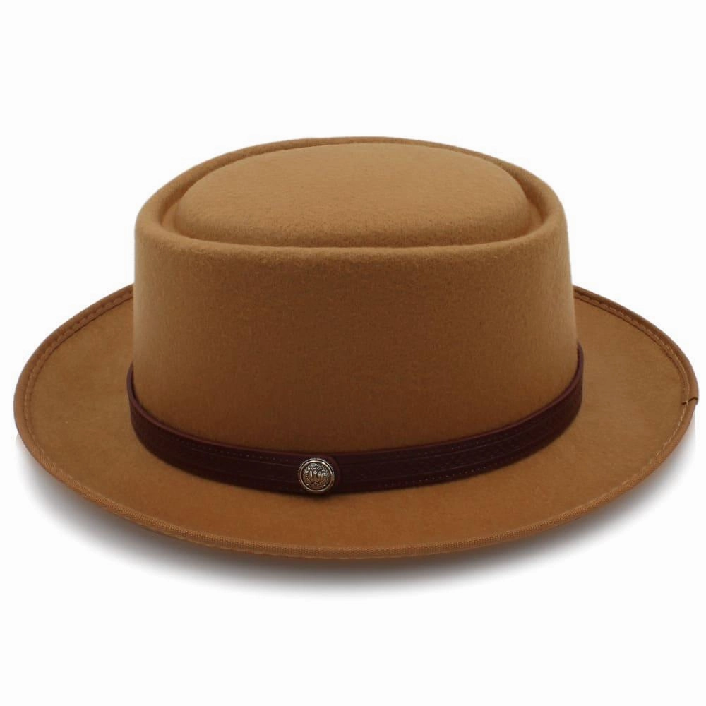 Doyle Plain Wool Porkpie Hat