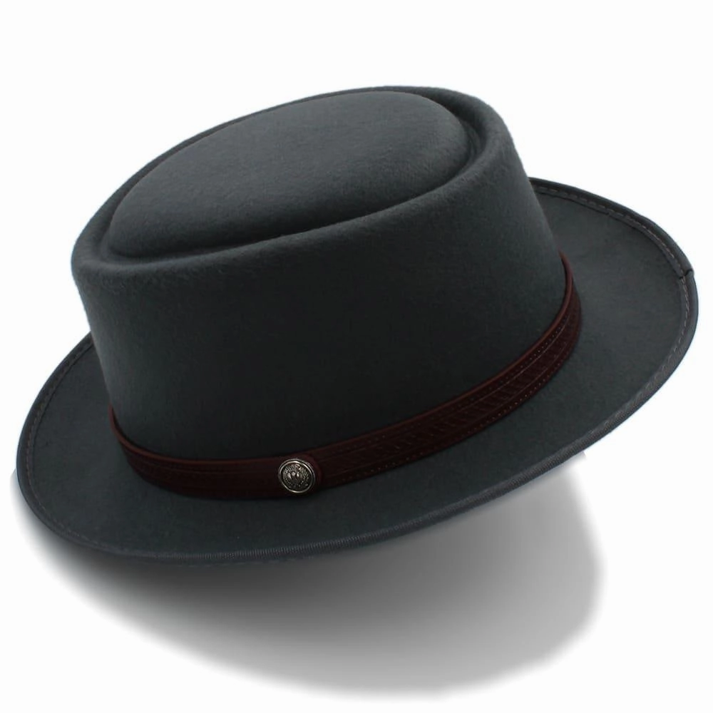 Doyle Plain Wool Porkpie Hat