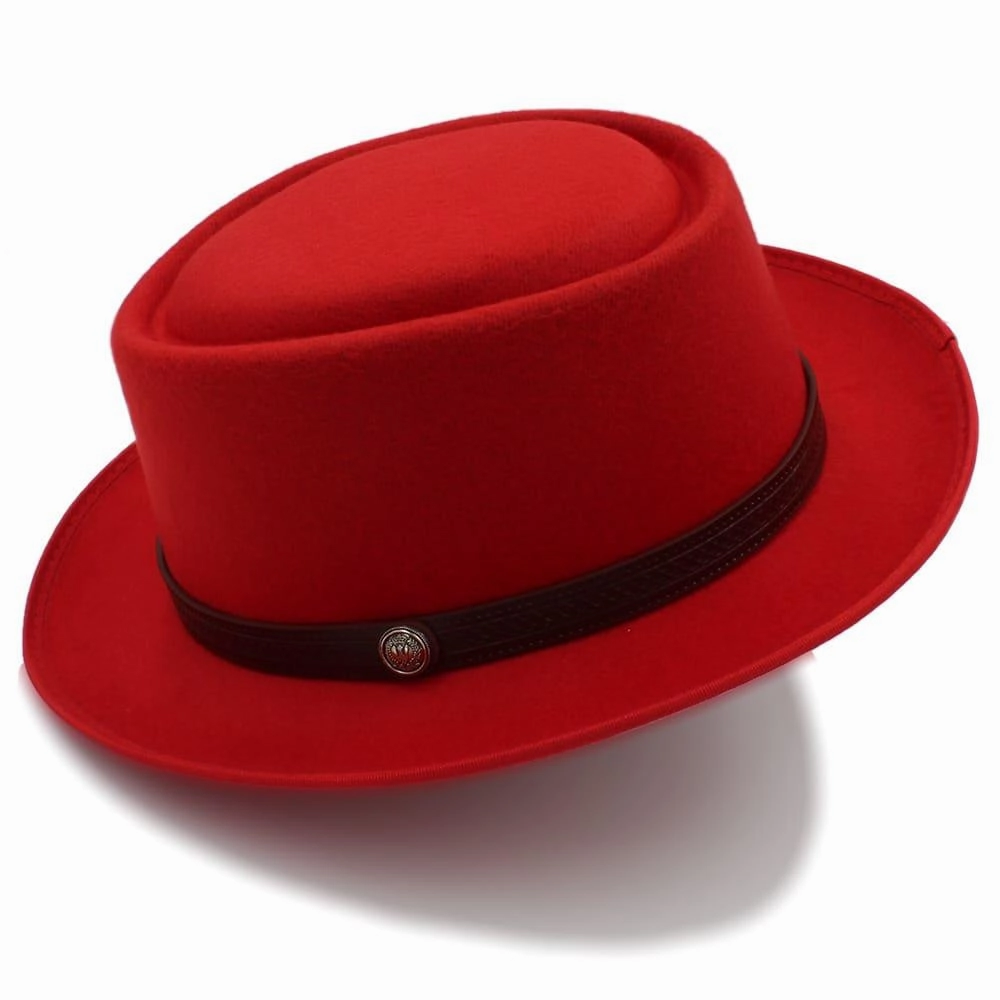 Doyle Plain Wool Porkpie Hat