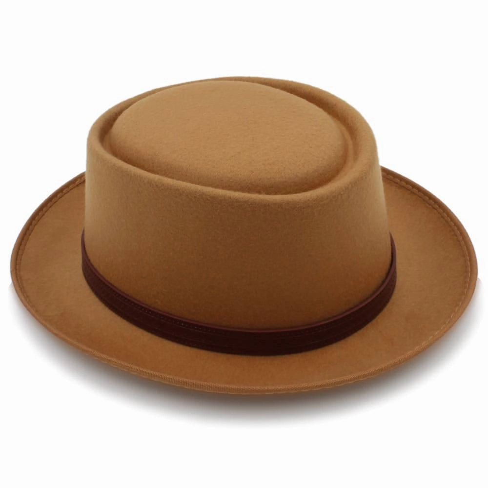 Doyle Plain Wool Porkpie Hat