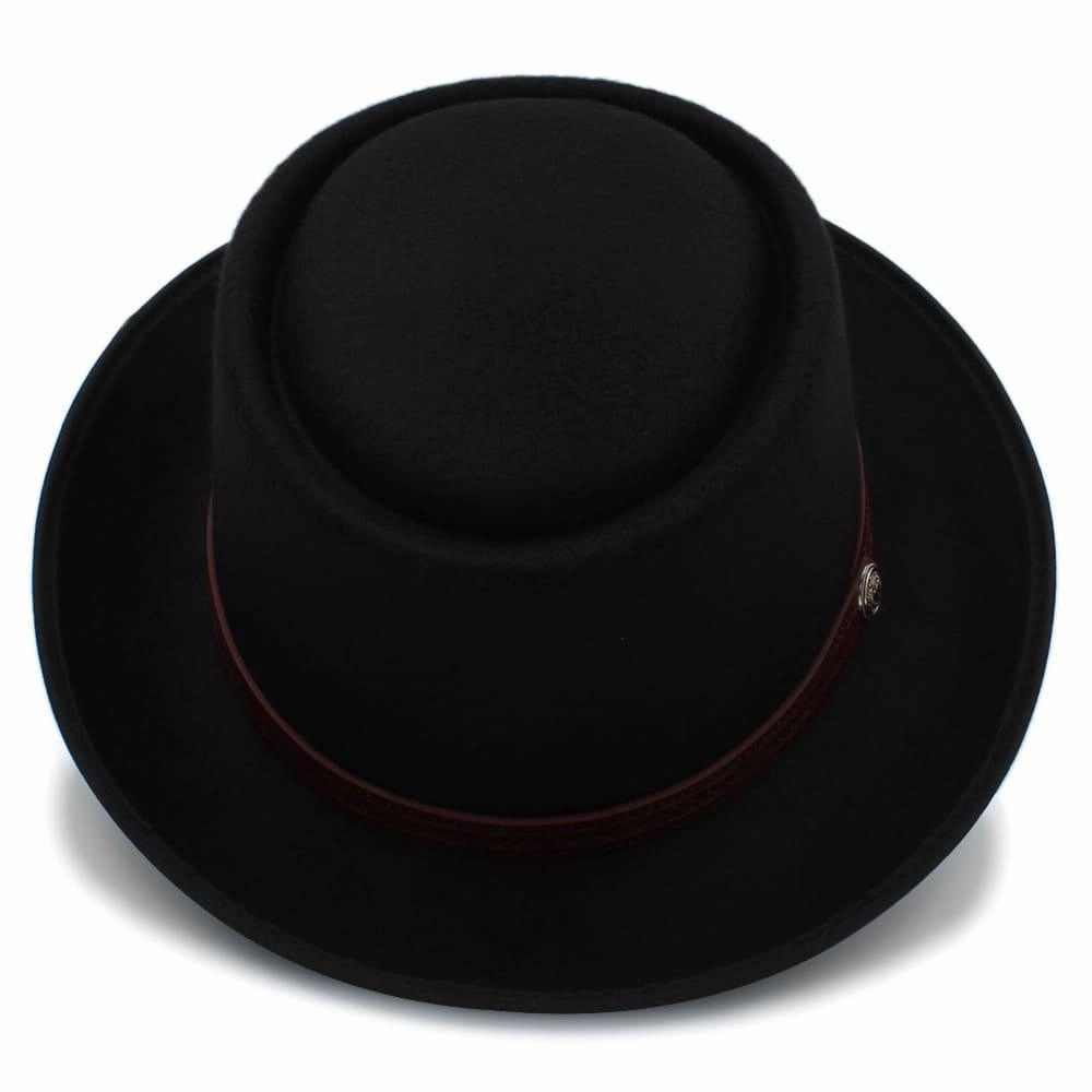Doyle Plain Wool Porkpie Hat