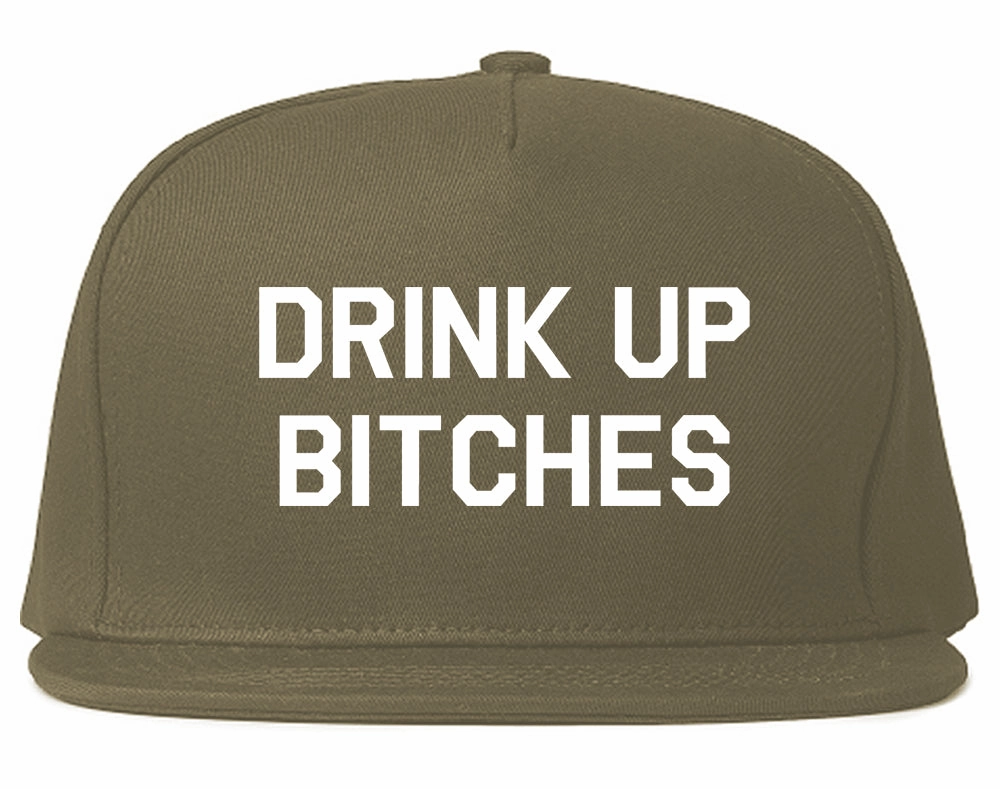 Drink Up Bitches Mens Snapback Hat
