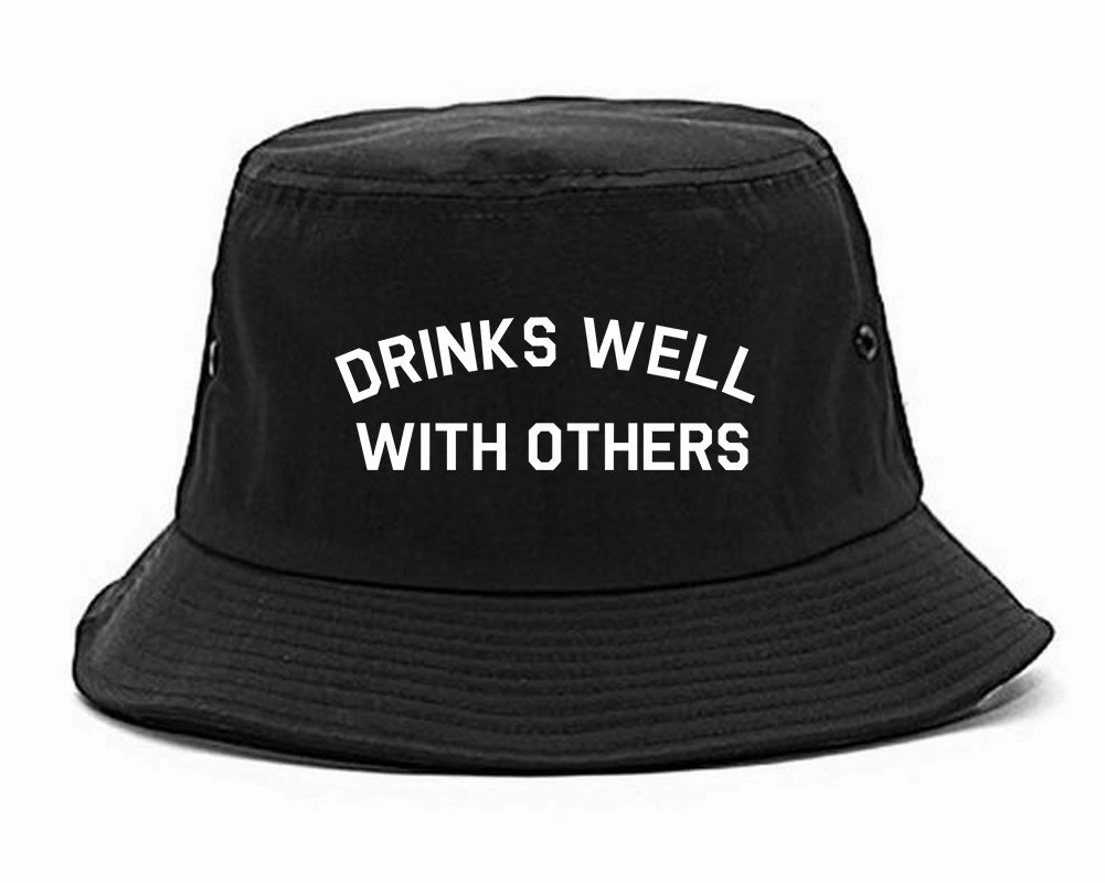 Drinks Well With Others Mens Bucket Hat