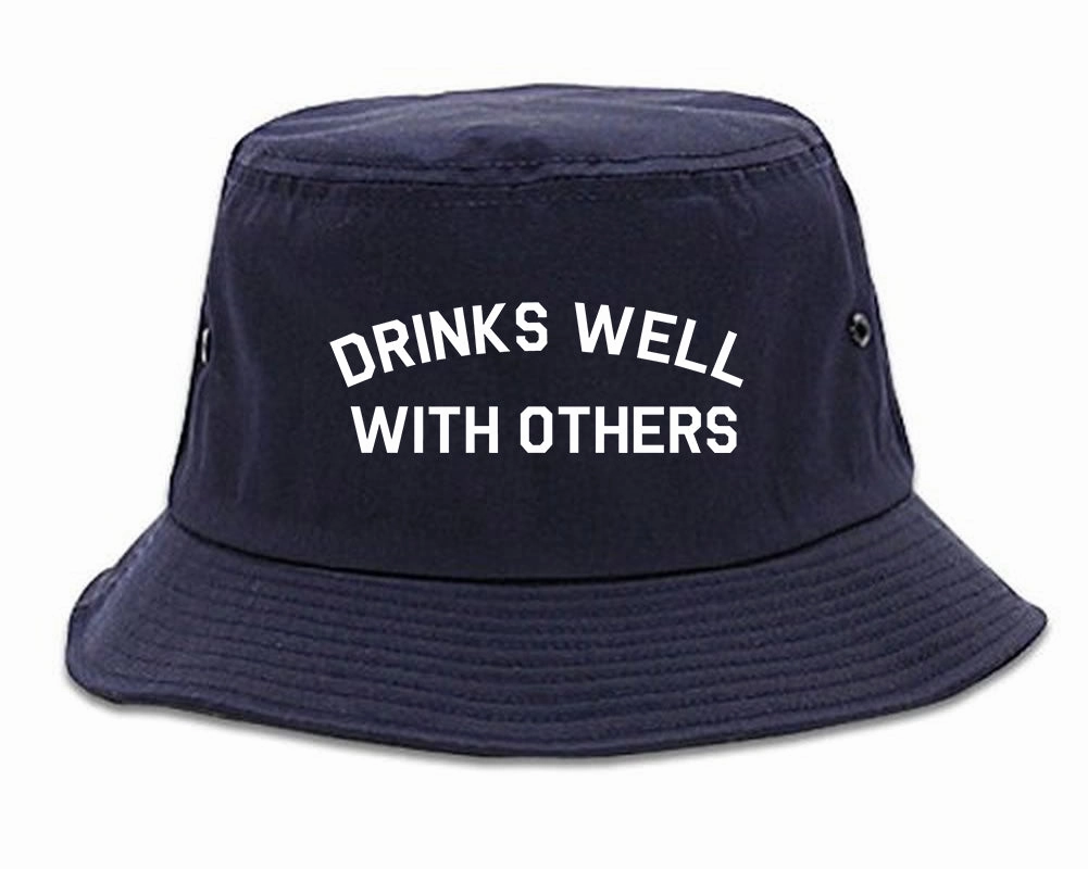 Drinks Well With Others Mens Bucket Hat