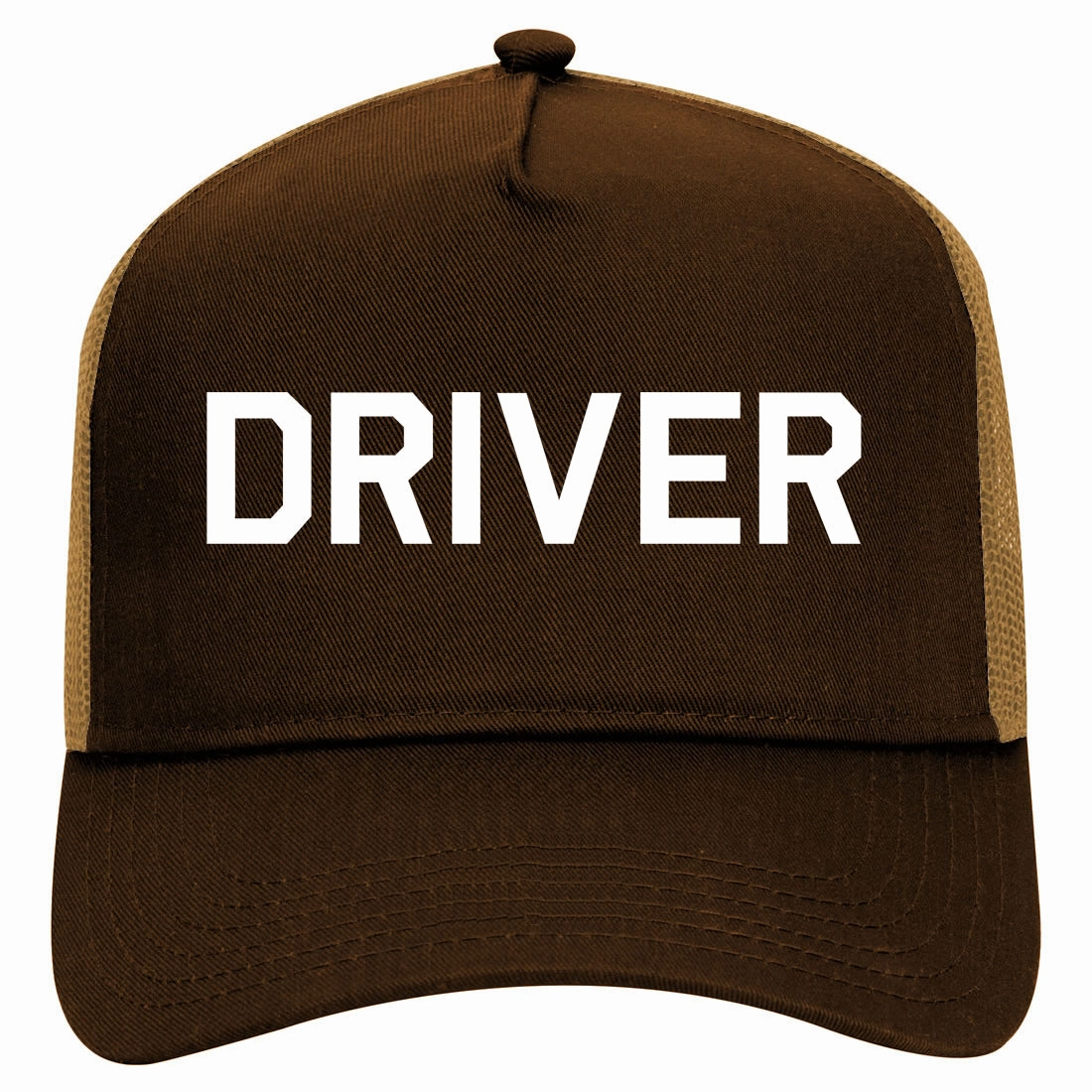 Driver Drive Retro Adult 5 Panel Mesh Trucker Hat
