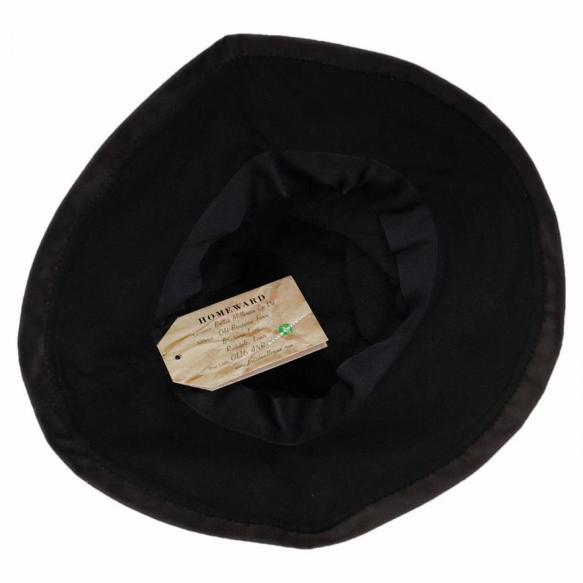 Drizzle British Millerain Waxed Cotton Crushable Rain Hat