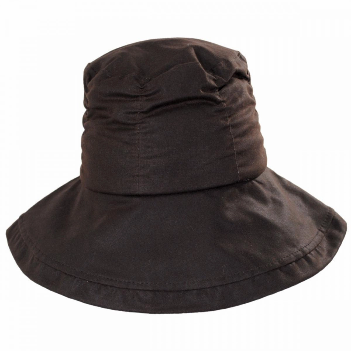 Drizzle British Millerain Waxed Cotton Crushable Rain Hat