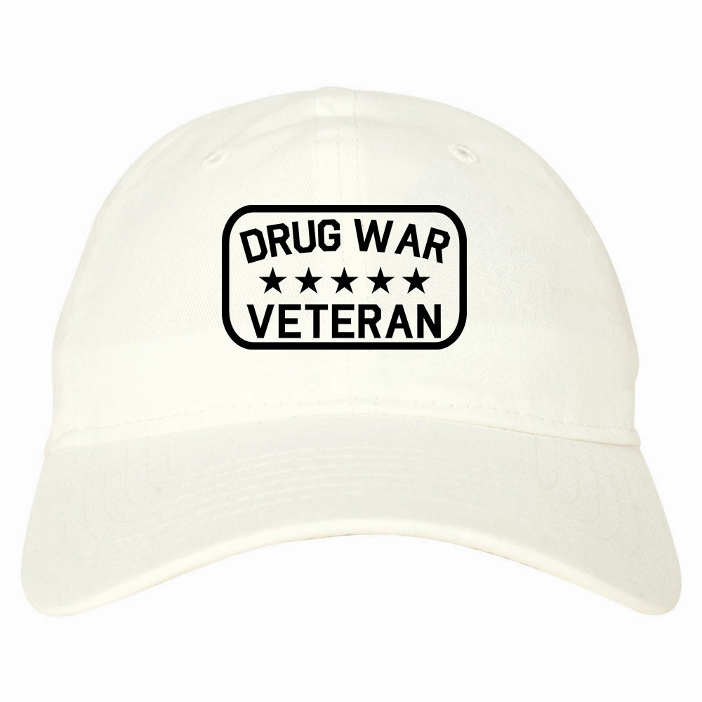 Drug War Veteran Mens Dad Hat Baseball Cap