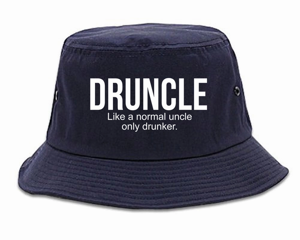 Druncle Funny Uncle Party Mens Bucket Hat