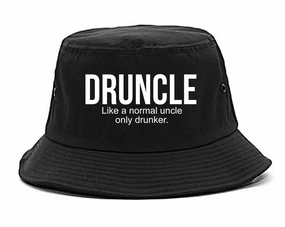 Druncle Funny Uncle Party Mens Bucket Hat