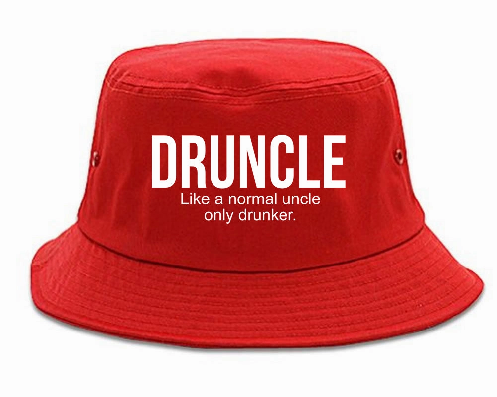 Druncle Funny Uncle Party Mens Bucket Hat