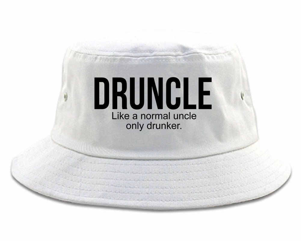 Druncle Funny Uncle Party Mens Bucket Hat