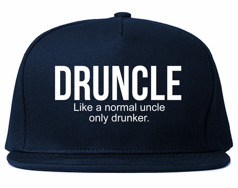 Druncle Funny Uncle Party Mens Snapback Hat