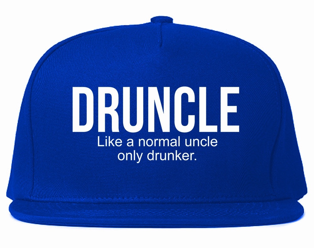 Druncle Funny Uncle Party Mens Snapback Hat