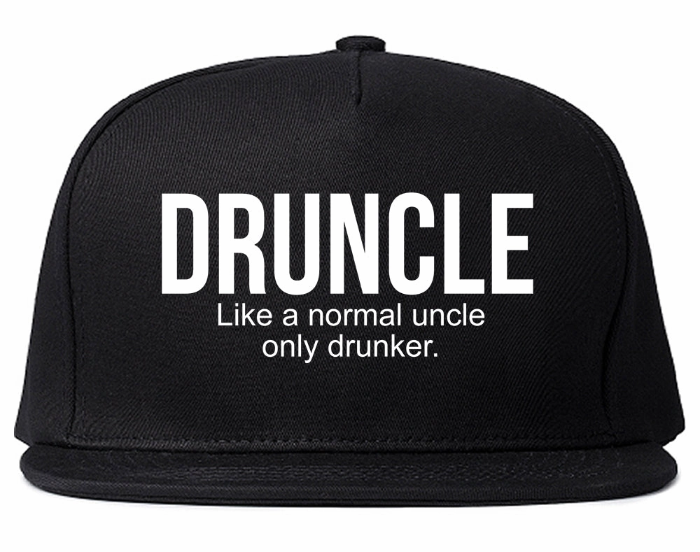 Druncle Funny Uncle Party Mens Snapback Hat