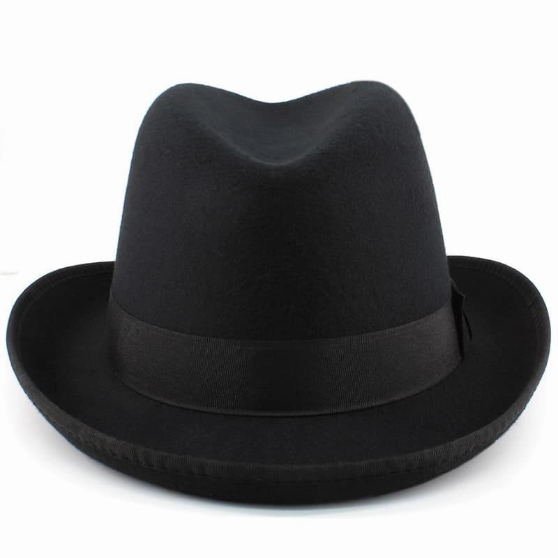 Dryden Feather Wool Homburg Hat