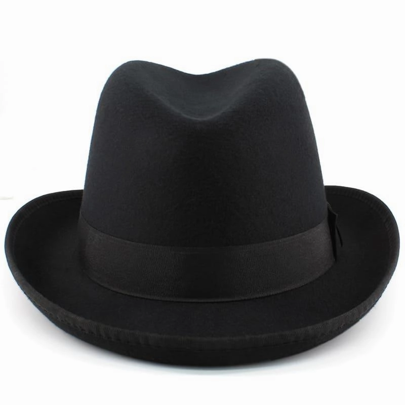 Dryden Feather Wool Homburg Hat
