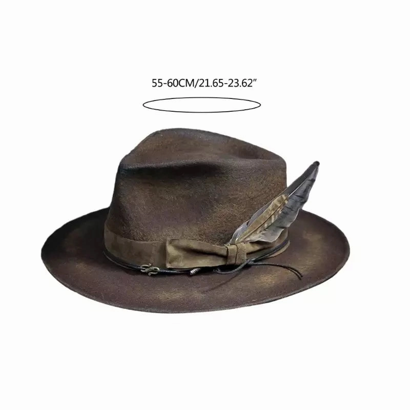 Duadet Feathers Trilby Hat