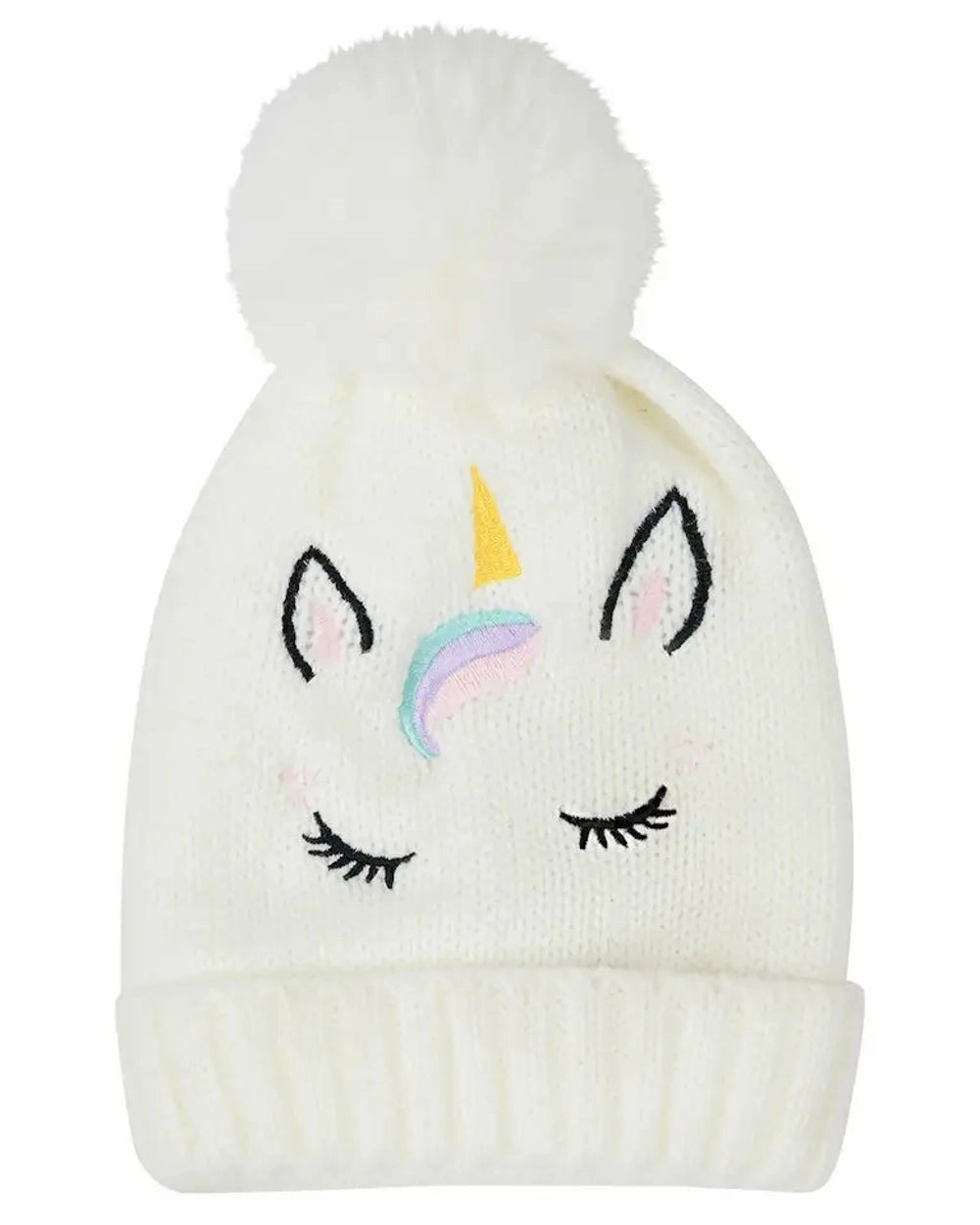 Dublin Childrens Embroidered Unicorn Beanie