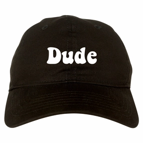 Dude 70s Mens Dad Hat Baseball Cap